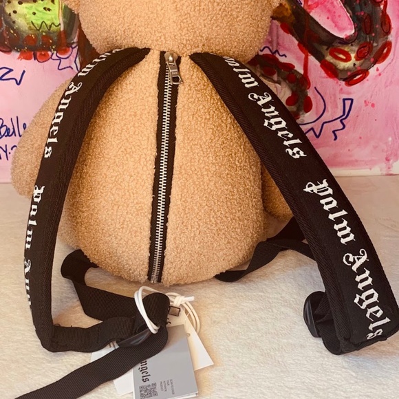 🌴Palm Angels Brown Bear Backpack - Picture 5 of 14